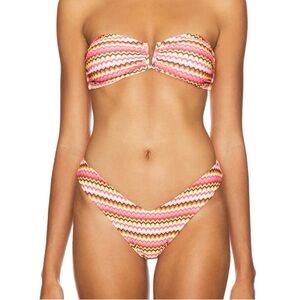 NWT Kulani Kinis V Strapless Bandeau in Midnight Moon Size M